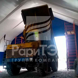 Hangar 21x18x10 for storage and repair of vehicles, Republic of Sakha-Yakutia.