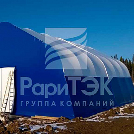 Hangar 18x18x10 for storage and repair of vehicles, Perm region.