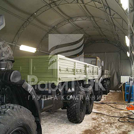 Hangar 17.5х7х5.5 for storage and repair of dual-purpose vehicles, Republic of Tatarstan.