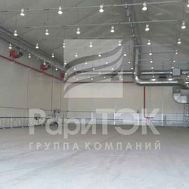 Hangars 60x30 and 37x40 m, for storing helicopters and aircraft