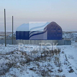 Hangar 24x12x10 m., Cementation workshop, Orenburg region.