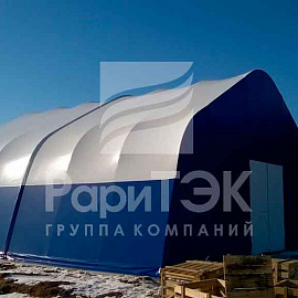 Hangar 18x18x10 for storage and repair of vehicles, Perm region.